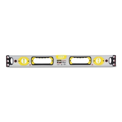 Stanley 43525 Fatmax  Magnetic Level, 24 in, 3 Vials, Box Beam, Aluminum