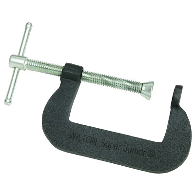 Wilton 21305 Super-Junior C-Clamps, Sliding Pin, 1-1/4 in Throat Depth