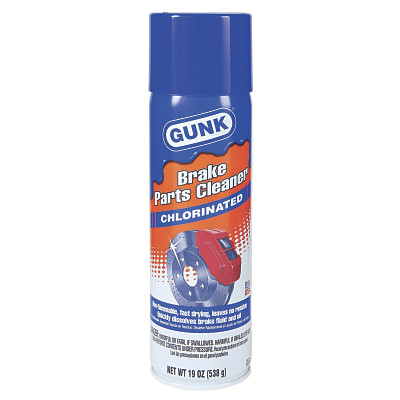 GUNK M720 Brake Parts Cleaner, Chlorinated, 19 oz, Aerosol Can, Sweet Chloroform-Like Odor