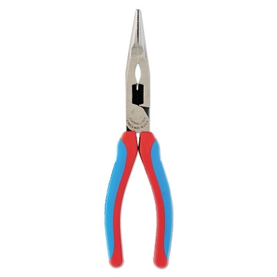 Channellock 388CB-BULK Long Nose Pliers Angled, Angled Needle Nose, High Carbon Steel, 9 5/8 in