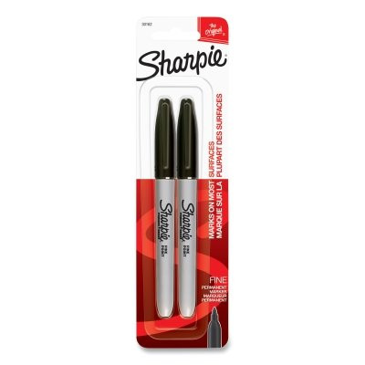 Sharpie 30162PP Fine Tip Permanent Marker, Black, Bullet