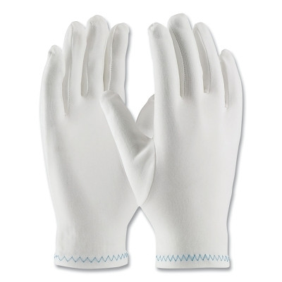 CleanTeam 98-712 CleanTeam Stretch Nylon Inspection Gloves with Zig-Zag Stitched Rolled Hem, Ladies Size, Regular Weight