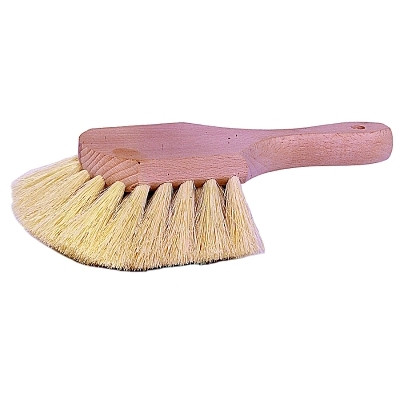 Weiler 44014 Wood Block Utility Scrub Brushes, 2 in Trim L, White Tampico, 8 in Handle
