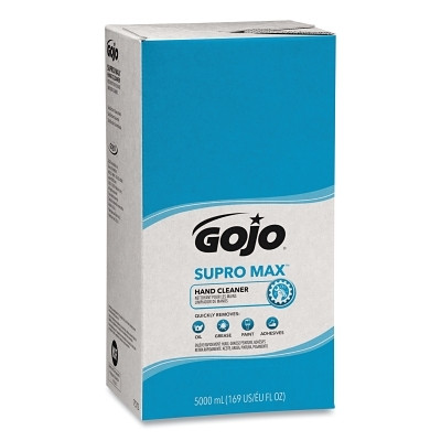 Gojo 757202 SUPRO MAX Heavy-Duty Hand Cleaner, 5000 mL, Film Bag with Dispensing Valve, Refill for PRO TDX Dispenser