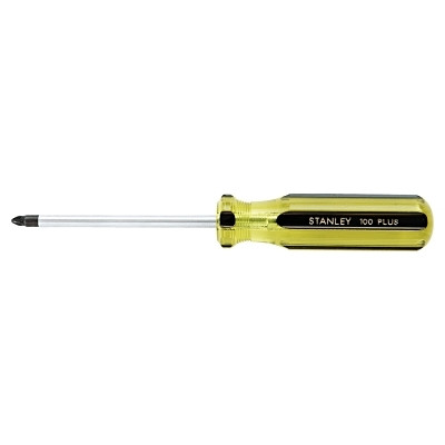 Stanley 64102A 100 Plus Phillips Tip Screwdriver, #2, 8-1/4 in L