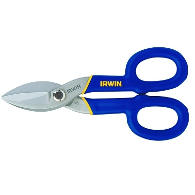 Irwin 22007 Tinner Snip, Cuts Straight and Wide Curves, 7 in L