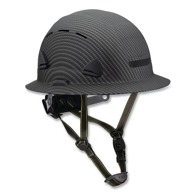 Fibre-Metal by PIP CSH13080 Climbing Style Full Brim Safety Helmet, Type II, Class C, Ratchet Suspension, Vented, Hydrographic