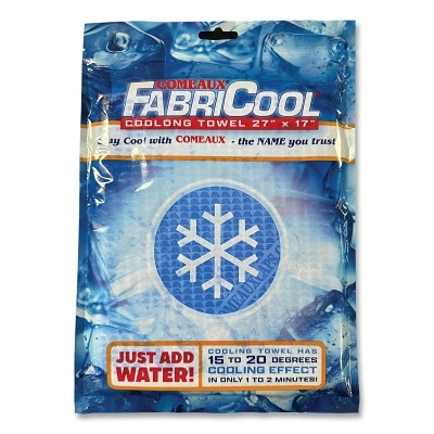 Comeaux Caps 91000 Cooling Towel, 17 in x 27 in, Blue