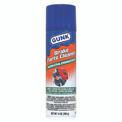 GUNK M715 Brake Parts Cleaner, Non-Chlorinated, 14 oz, Aerosol Can, Hydrocarbon-Like Odor