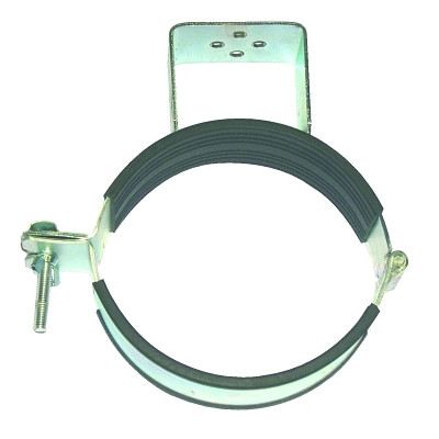 4B's Bracket TH107 Cylinder Holder, Steel, 7-1/4 in to 8 in dia, Silver/Black