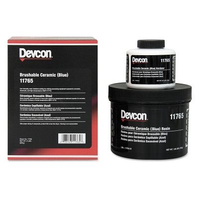 Devcon 11765 Brushable Ceramic, 2 lb, Can, Blue