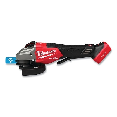 Milwaukee Tool 3672-20 M18 FUEL Braking Grinder, 4-1/2 in/6 in dia, 18 V DC, 9000 RPM, Paddle Switch w/ONE-KEY, Variable Speed, Tool Only
