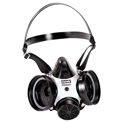 MSA 808074 Comfo Classic Respirator, Medium, Hycar Rubber