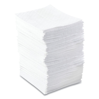 Anchor Brand ABBPO200 Oil-Only Sorbent Pad, Lightweight, Absorbs 34 gal, 15 in x 17 in, 200 Sheets