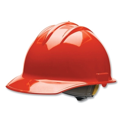 Bullard 30HOR C30 Classic Cap Style Hard Hat, 6-point Ratchet, Hi-Viz Orange