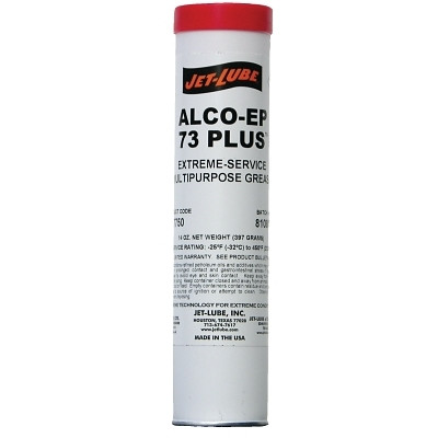 Jet-Lube 37750 Alco-Ep-73 Plus Extreme Service Multi-Purpose Grease, 14 oz, Cartridge