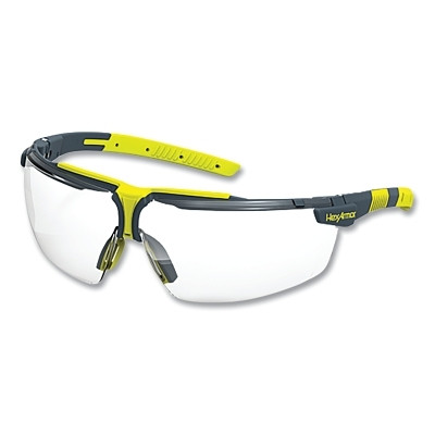 HexArmor 11-19009-10 VS300/VS300G Anti-Fog Safety Glasses, VS300, Clear Add+2.0, TruShield, Gray/Lime