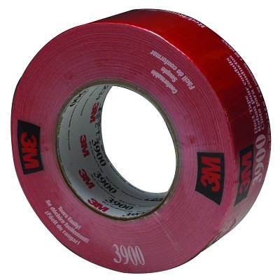 3M 7000144749 Duct Tape 3900, 1.88 in x 60 yd x 8.1 mil, Red