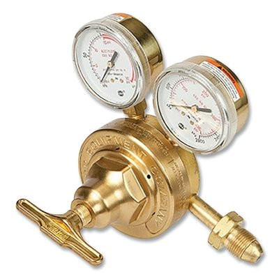 Victor 07810584 SR 450 Single Stage Heavy Duty Regulator, Acetylene, 2 psi to 15 psi Delivery, 3,000 psi Inlet