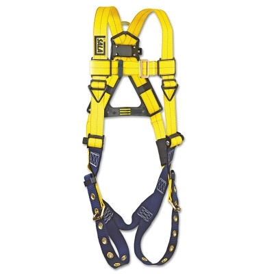 DBI-SALA 1101253 Delta Vest Safety Harness, Back D-Ring, Yellow/Navy, 2X-Large