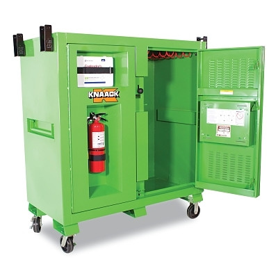 KNAACK 139-SK-01-KL Safety Kage Cabinet with Keyed Lock, Model 139-SK-01, 30 in W, 60 in H, 2 Doors