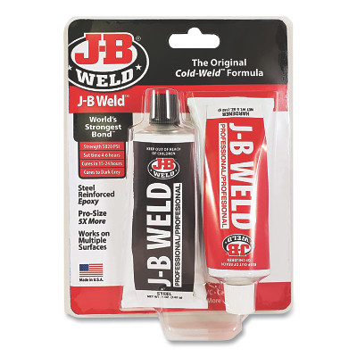 J-B Weld 8281 Cold Weld Compound, 10 oz, Skin Packed, Dark Gray