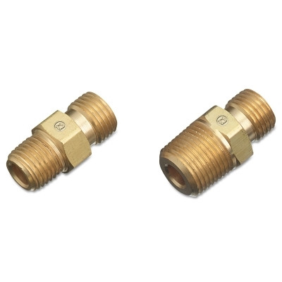 Western Enterprises C33 Regulator Outlet Bushing, 200 psi, Brass, C-Size, 1/2 in (NPT) LH, Male, Fuel Gas
