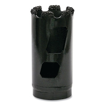 M.K. Morse 216142 Tungsten Carbide Grit Hole Saw, 7/8 in Cutting dia, 1-15/16 in Cutting Depth