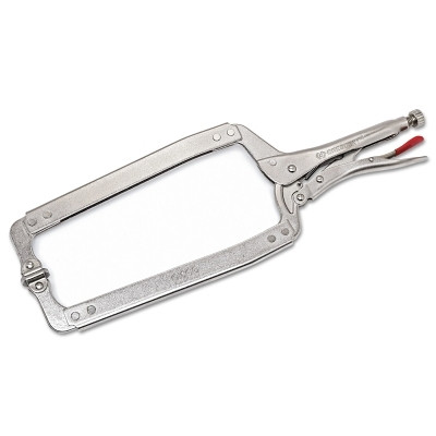 Crescent C18CCSN Locking C-Clamp, Swivel Pads, Locking Grip, 18 in Long