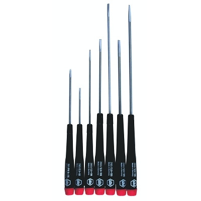 Wiha Tools 26092 Precision Tool Set, 7-pc, Slotted and Phillips