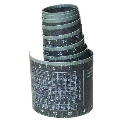 Best Welds RA179 Rap-Around Pipe Template, Large, 4 in W x 9 ft L, Abrasion and Heat Resistant