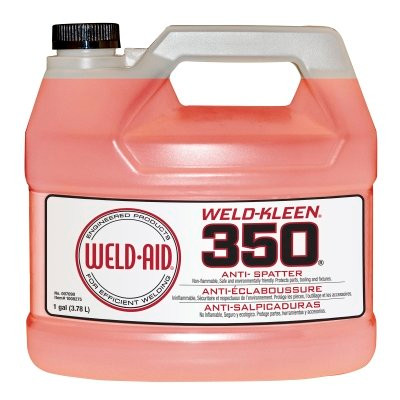 Weld-Aid 007090 Weld-Kleen 350 Anti-Spatter, 1 gal Bottle, Red