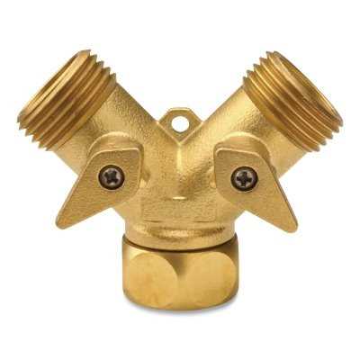 Dixon Valve 500GHY Garden Hose Y Valve, Brass