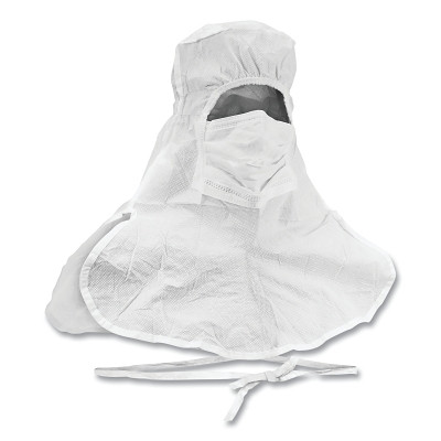 Kimtech 36072 A5 Sterile Cleanroom Hood and Mask, Universal, White