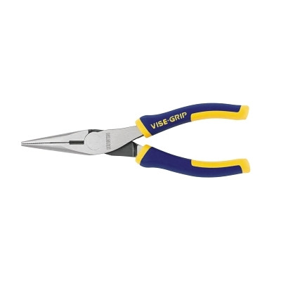 Irwin VISE-GRIP 2078216 Long Nose Pliers, Chromium Steel, 6 in