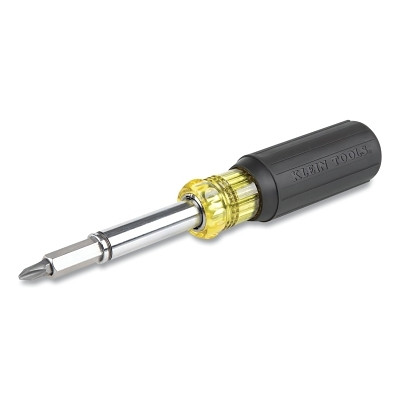 Klein Tools 32500MAG 11-in-1 Magnetic Screwdriver/Nut Driver, SAE, (2) Phillips, (2) Slotted, (2) Square, (2) Torx, (3) Nut Drivers