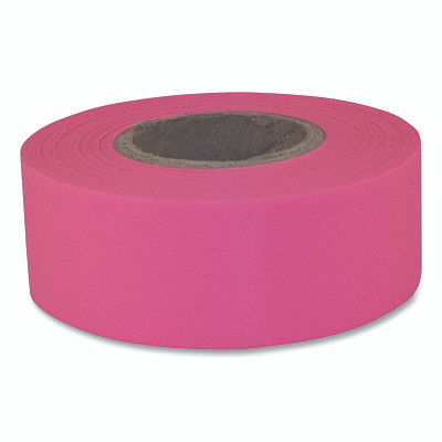 C.H. Hanson 17006 Sub-Zero Flagging Tape, 1-3/16 in W x 150 ft L, Fluorescent Pink