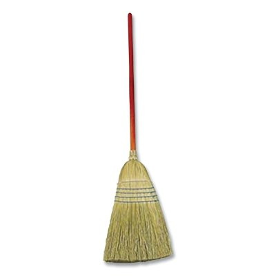 Rubbermaid Commercial FG638300BLUE Warehouse Heavy-Duty Corn Broom, 38 in L, Corn Fiber