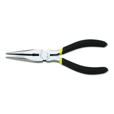 Stanley 84101 Long Nose Pliers, Steel, 6 7/8 in Long, 1 3/8 in Jaw