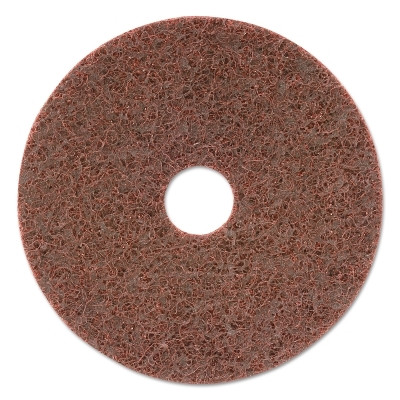 CGW Abrasives 70029 Finishing Disc, Hook-and-Loop with Arbor Hole, 4-1/2 in dia, 12,000 RPM, Tan