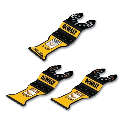 DeWalt DWA4206BM-3 PLUNGEPOINT Bi-Metal Oscillating Blade, Combo Pack, Wood and General Purpose, 3 Pack