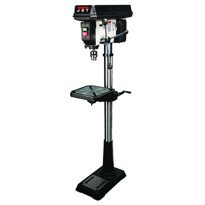 Jet 354400 Floor Drill Presses, 1/2"(steel);5/8"(cast iron) Cap., 5/8" Chuck, 200-3,630 rpm