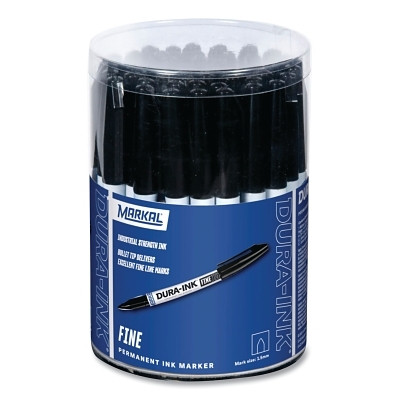 Markal 96028 DURA-INK Fine Marker Display, 5 in dia, Plastic