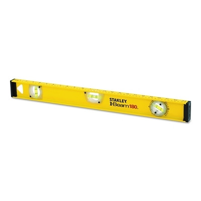 Stanley 42324 I-Beam 180 Levels, 24 in, 3 Vials