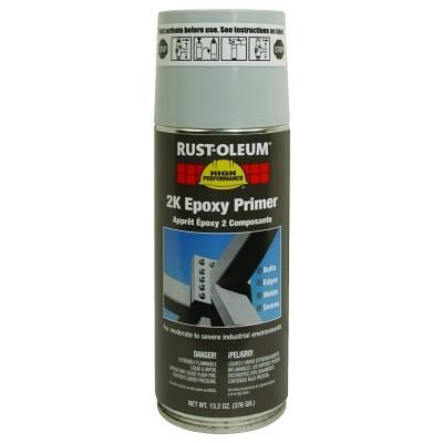 Rust-Oleum 247597 HIGH PERF 2K EPOXY PRIMER AEROSOL-GRAY 13.2 OZ.