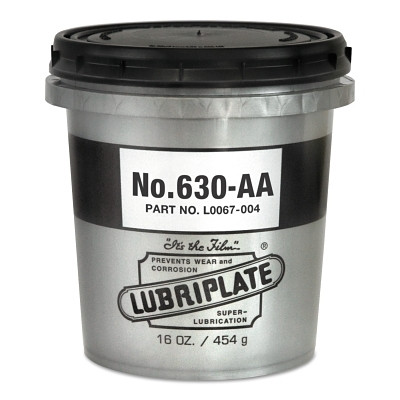 Lubriplate L0067004 630 Series Multi-Purpose Grease, AA, 16 oz, Tub, NLGI Grade 1