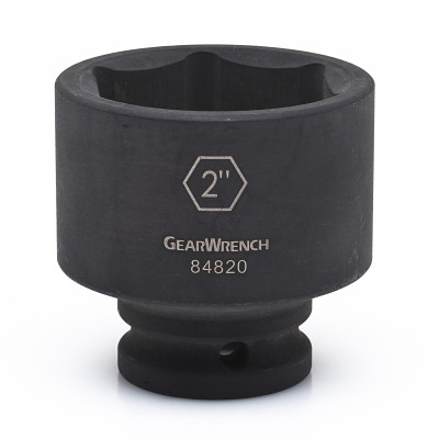 GEARWRENCH 84824 Impact Socket, 3/4 in Drive Size, 2-1/4 in Opening Size, 6-point, Standard Length
