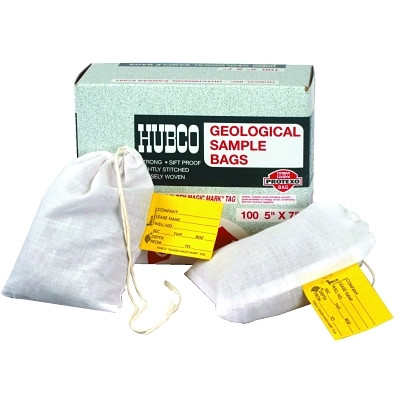 Hubco 5X7 Geological Sample Bag and Parts Bag, 5 in W x 7 in L