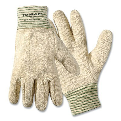 Wells Lamont 666 Jomac Heavy Weight Terry Cloth Heat Resistant Gloves, Loop-Out Terry Cloth, Natural, Large-Long
