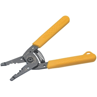 Ideal Industries 45248 T-Stripper, 10-1/2 in L, 12 AWG to 14 AWG, Yellow Handle